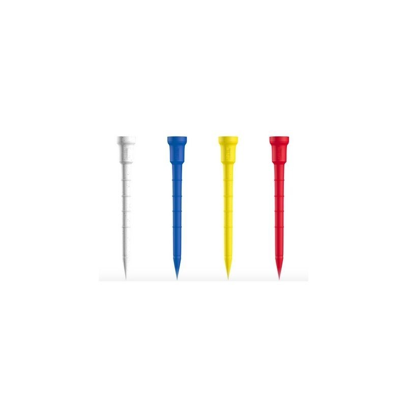Tee de golf gradués 2 1/8 (53mm) Multicolore