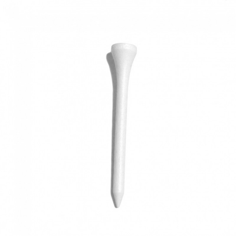50 TEES BOIS BLANC 70MM - GREEN'S