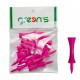 15 TEES ETAGE ROSE 62MM - GREEN'S